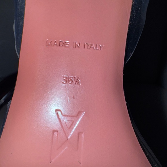 Amina Muaddi Begum Clear Crystal Slingback Pumps 36.5=6.5 - Picture 8 of 8